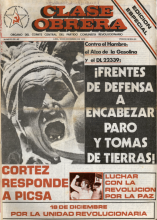 12 diciembre 1978 - Frentes de defensa a encabezar paros y tomas de tierra