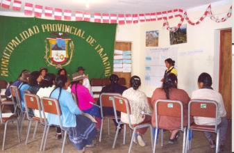 Taller con voluntarios en Víctor Fajardo - Ayacucho