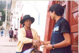 Taller con voluntarios en San Miguel - Ayacucho