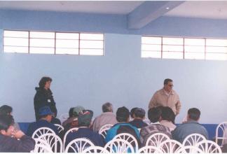 Taller con los comités de autodefensa en Huanta
