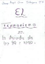 El terrorismo en la década de los 80-2000