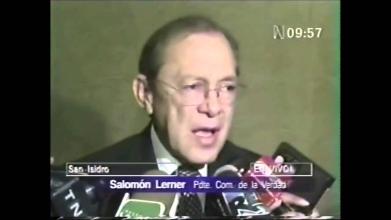 Embedded thumbnail for Declaraciones de Salomón Lerner sobre trabajo de la Comisión de la Verdad y Reconciliación (CVR) &gt; Videos