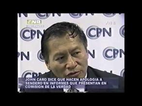 Embedded thumbnail for General Héctor John Caro criticó a la Comisión de la Verdad y Reconciliación (CVR)  &gt; Videos