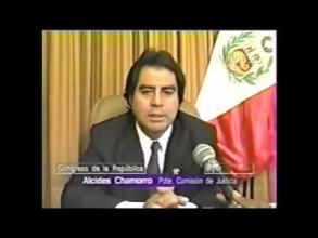 Embedded thumbnail for Alcides Chamorro, Pdte. Comisión de Justicia, explicó que la Embajada de España y la Cancillería no pudieron intervenir en el caso Olaechea &gt; Videos