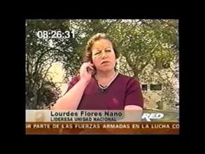Embedded thumbnail for Opinión de Lourdes Flores sobre el mensaje de Toledo acerca de la Comisión de la Verdad y Reconciliación (CVR)  &gt; Videos