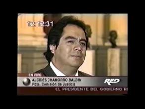 Embedded thumbnail for Alcides Chamorro se pronuncia sobre la extradición de Fujimori &gt; Videos
