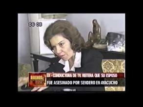 Embedded thumbnail for Exconductora Cecilia Alegría reitera que su esposo fue asesinado por Sendero Luminoso &gt; Videos
