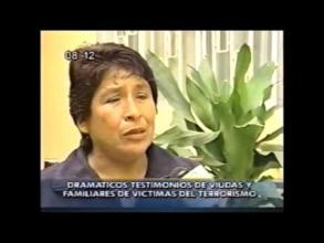 Embedded thumbnail for Dramáticos testimonios de viudas y familiares de la PNP, víctimas de terrorismo. &gt; Videos