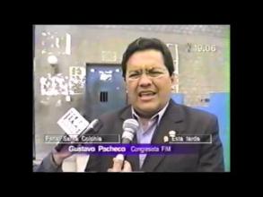 Embedded thumbnail for Pacheco afirmó que Pichilingue realizó un chantaje por falta de prensa y que la reunión se organizó de manera irregular &gt; Videos