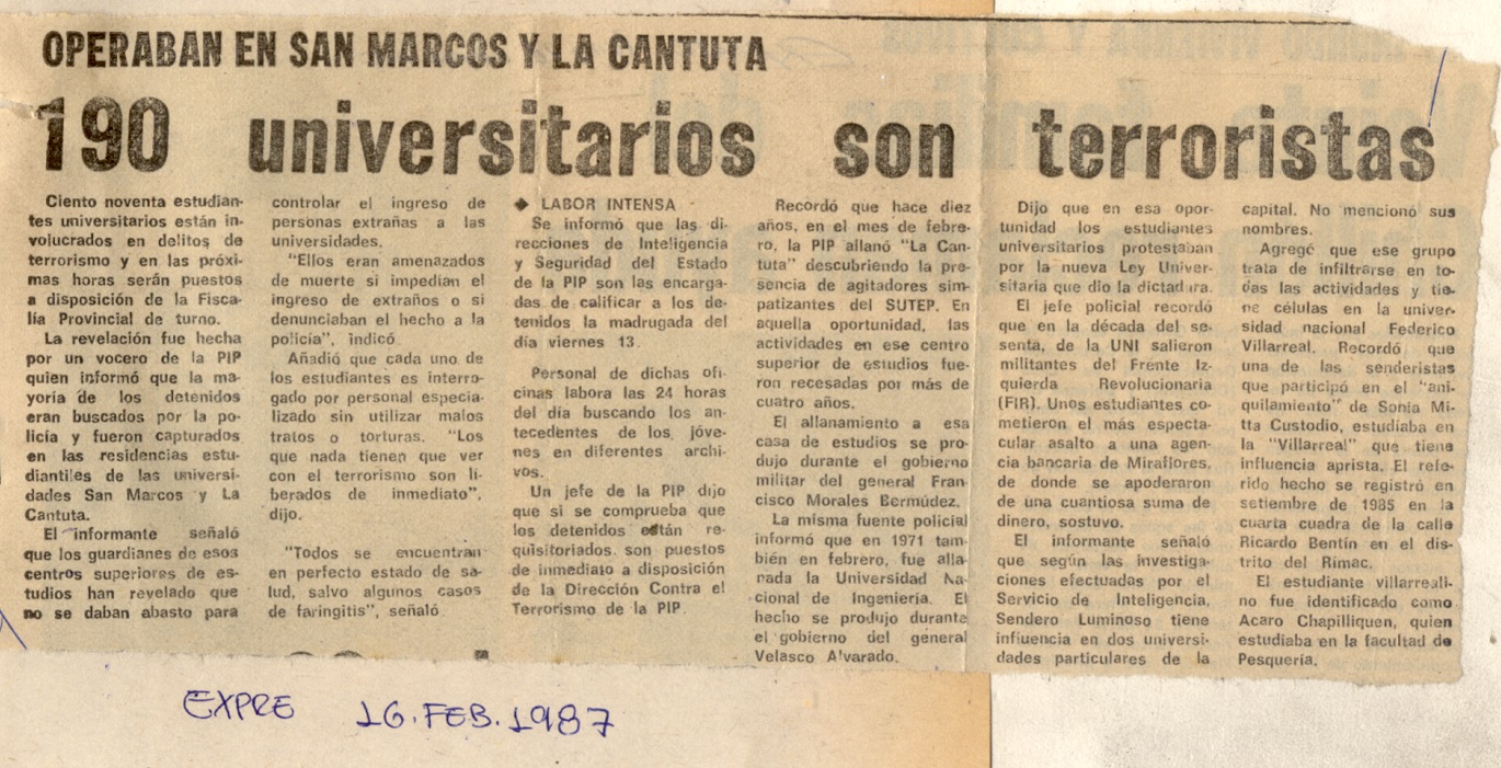 Estudiantes detenidos inician hoy huelga de hambre y exigen libertad