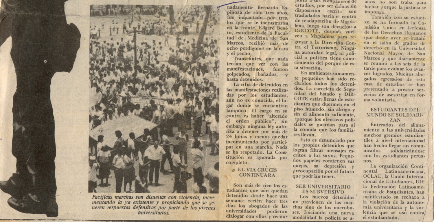 Manipulación, mentira y represión para ocultar la verdad de universidades
