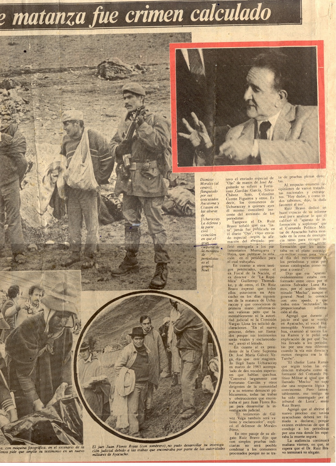 “General Noel, el gran culpable”