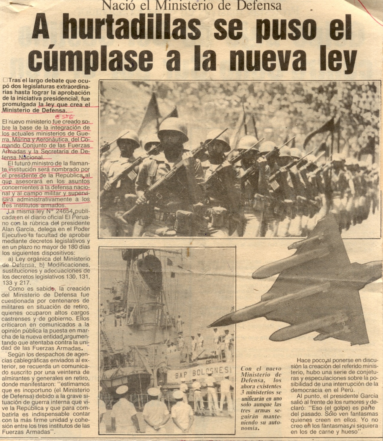 A hurtadillas se puso el cúmplase a la nueva ley