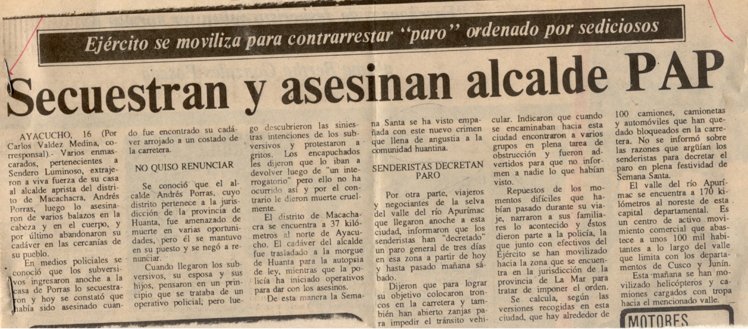 Secuestran y asesinan alcalde PAP