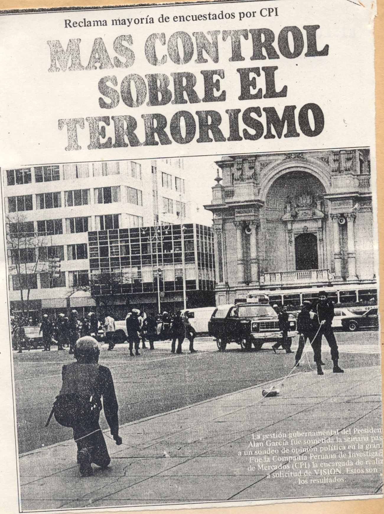 Más control sobre el terrorismo
