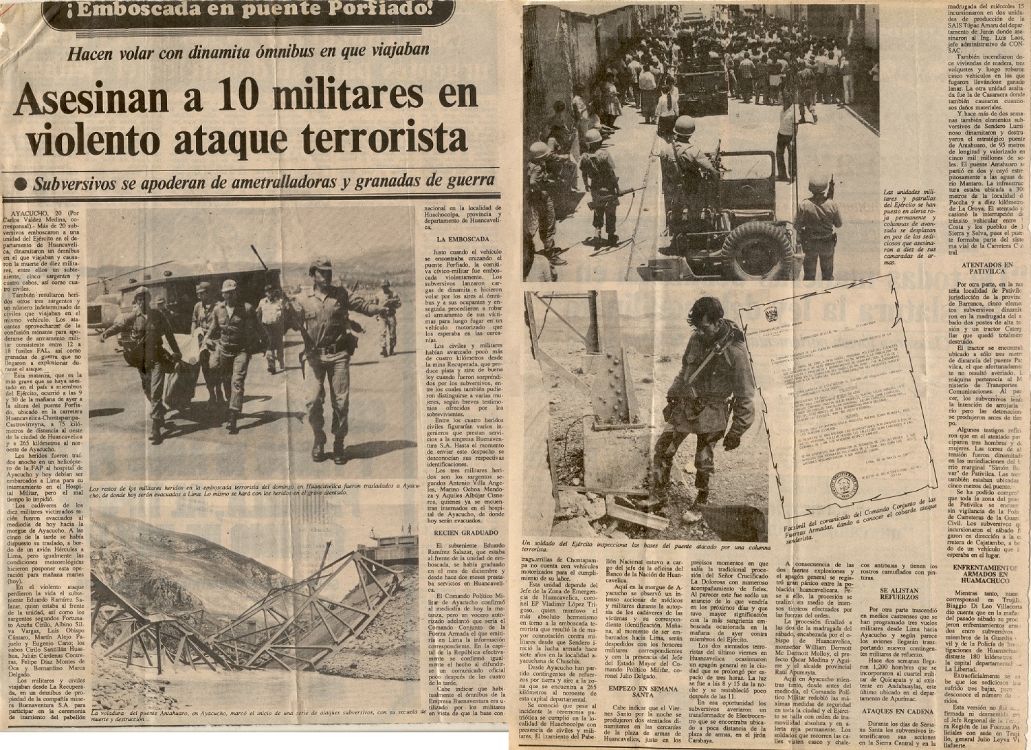 Asesinan a 10 militares en violento ataque terrorista