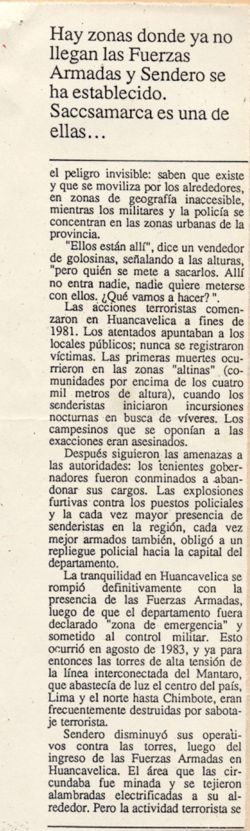 Marco de terror