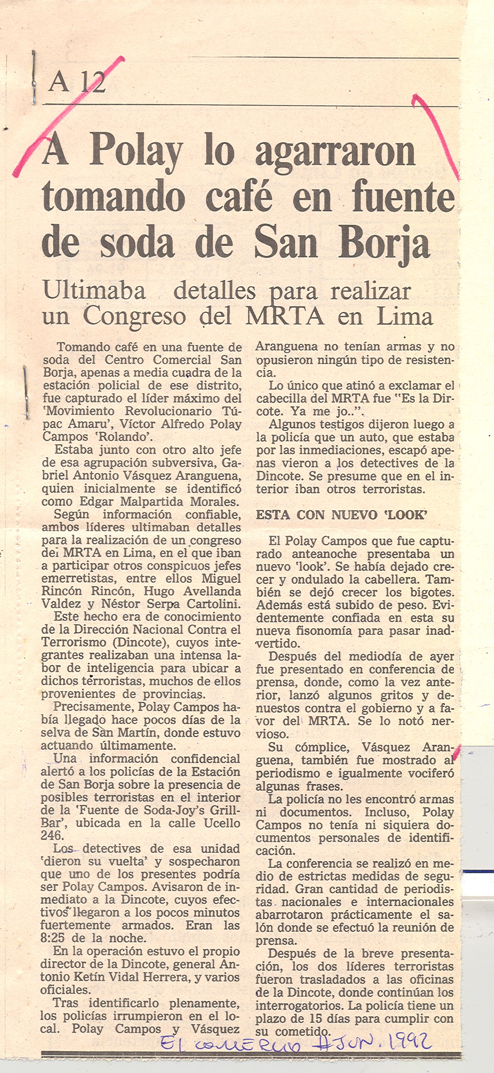 11 JUNIO A POLAY LO AGRARRARON TOMANDO CAFE EN FUENTE DE SODA EN SAN BORJA