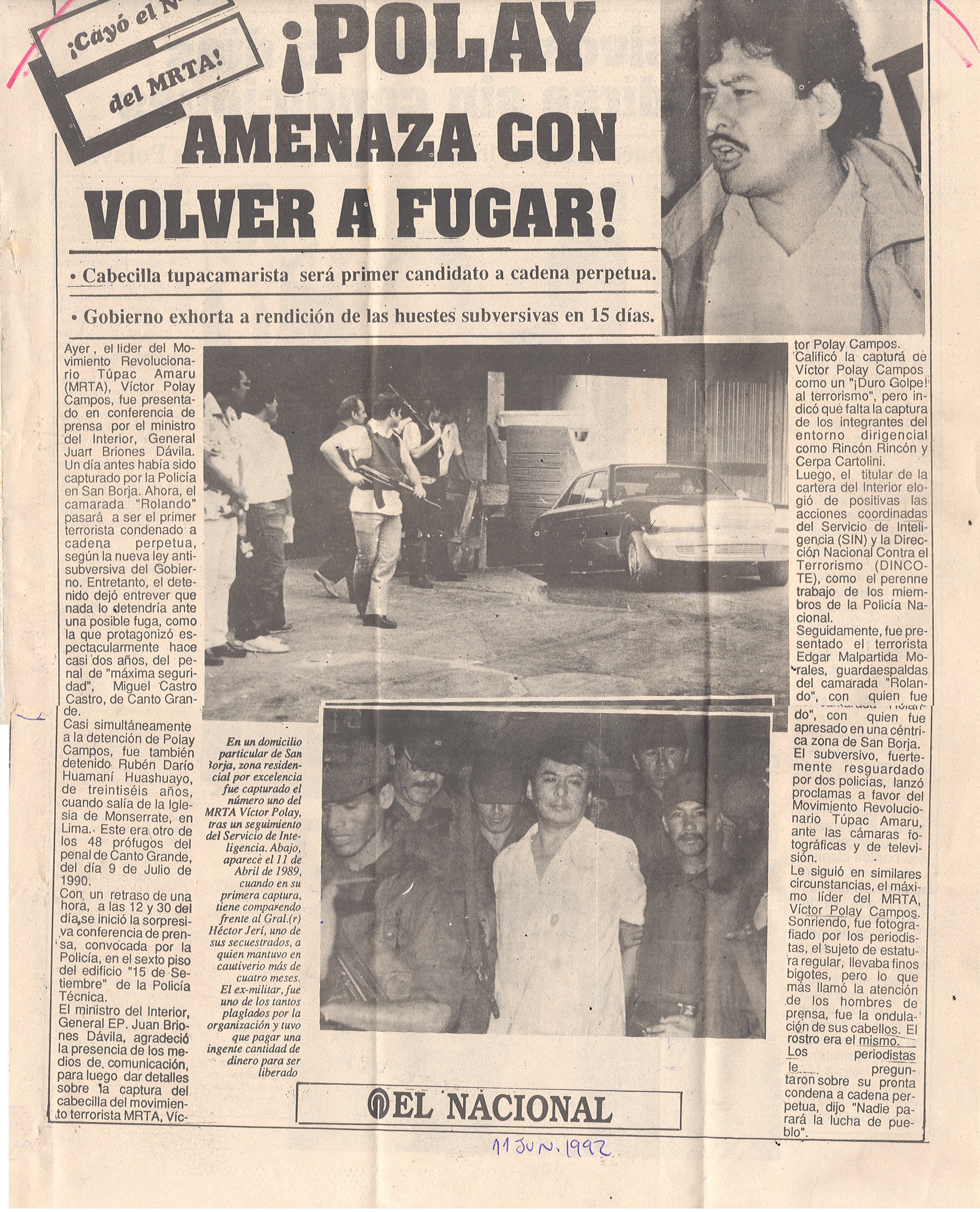 11 JUNIO POLAY AMENAZA CON FUGAR (1)