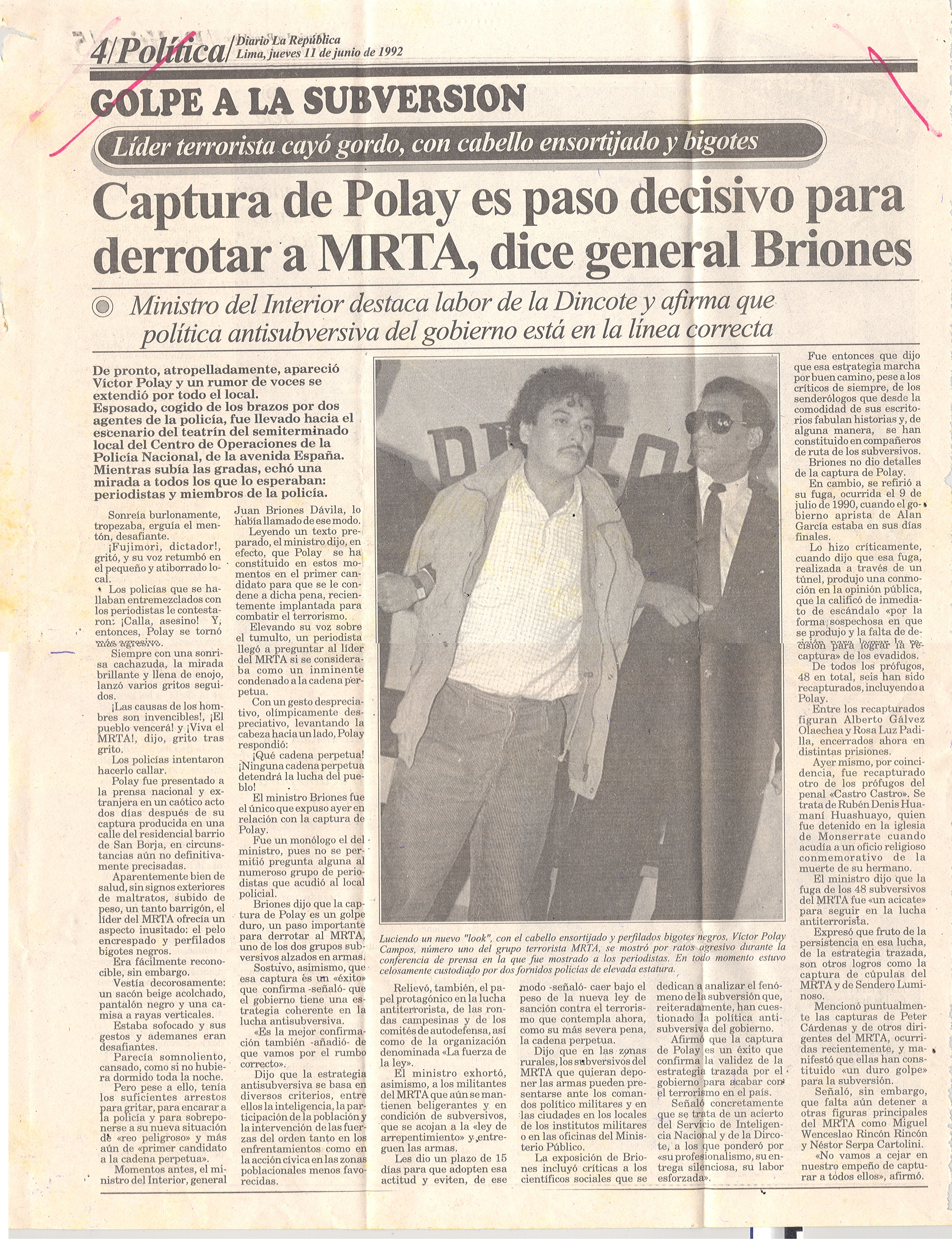 11 JUNIO POLAY LLAMO DITADOR A FUJIMORI (1)