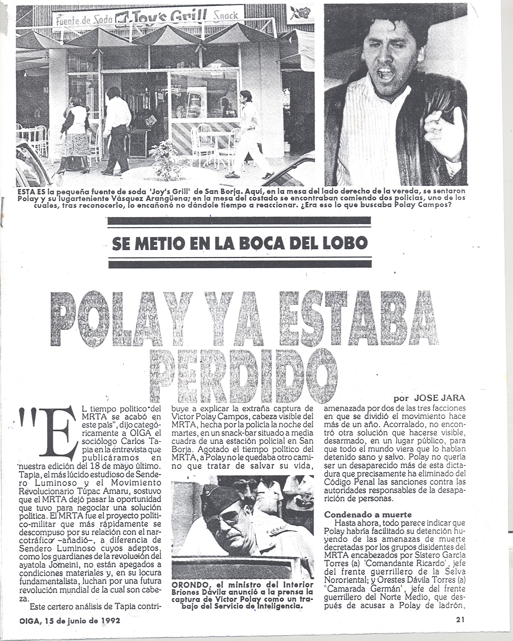 15 JUNIO POLAY YA ESTBA PERDIDO 1