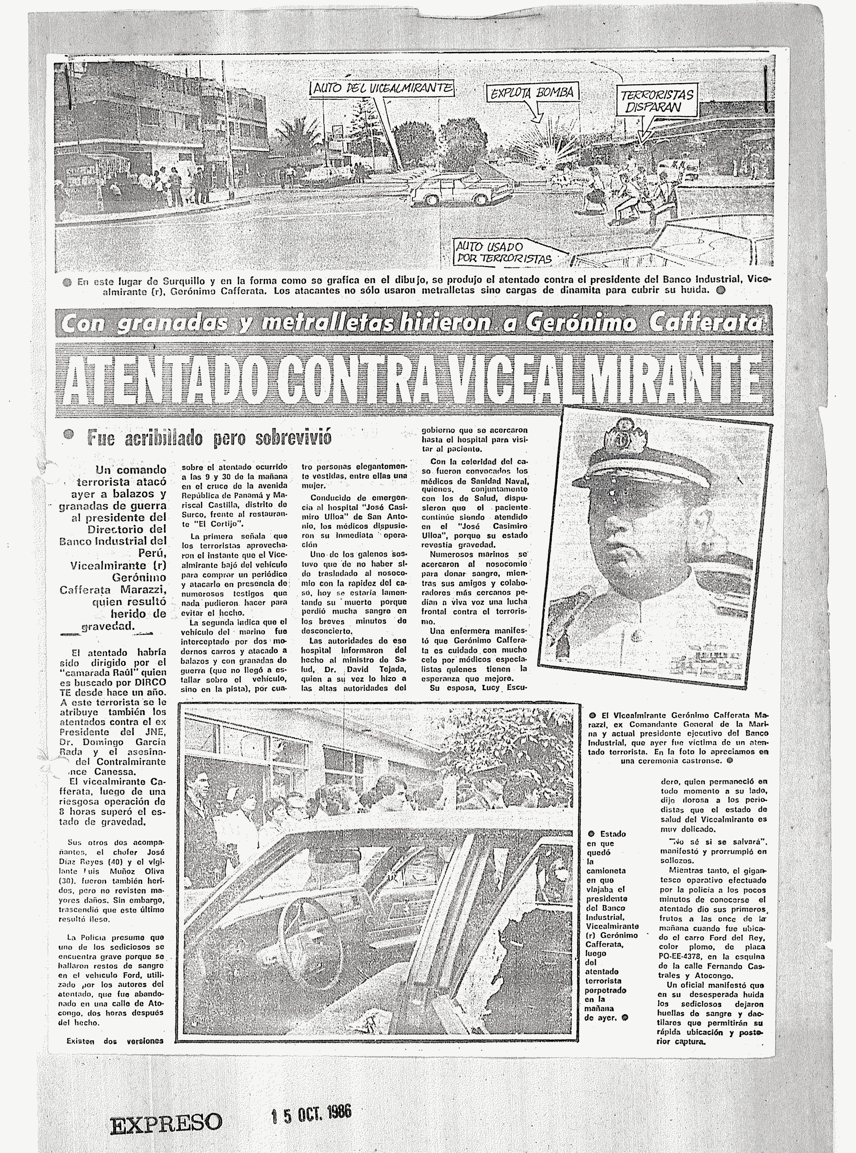 Atentado contra el Almirante