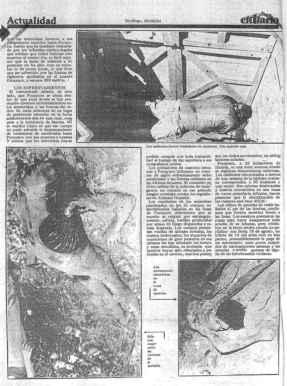 La crueldad borro hasta sus nombres