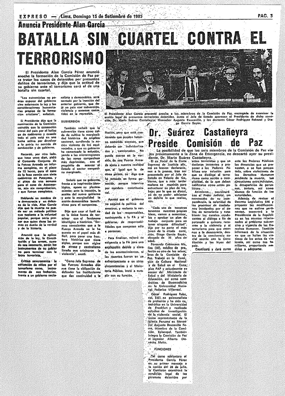 Batalla sin cuartel contra el terrorismo