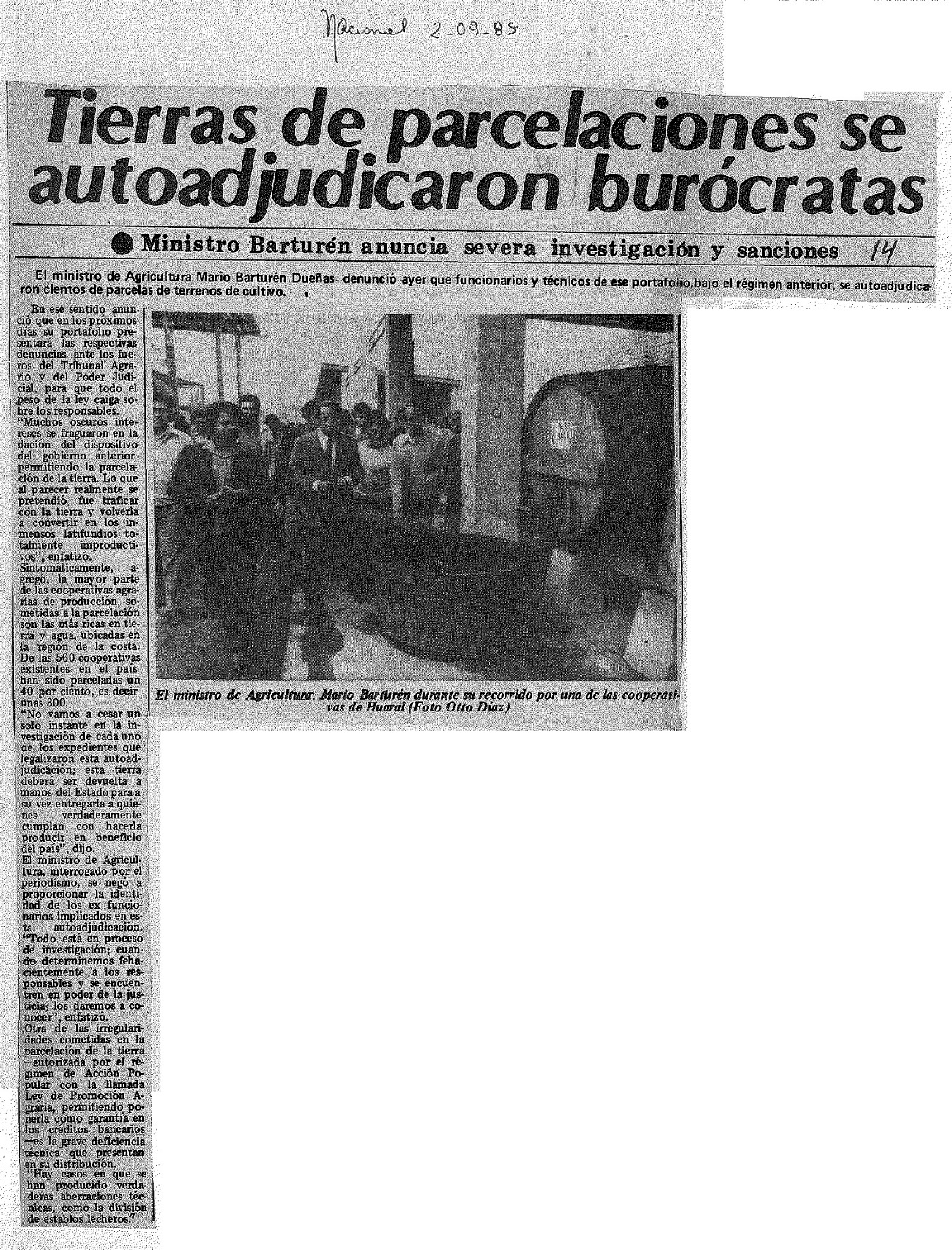 Tierras de parcelaciones se auto adjudicaron burócratas