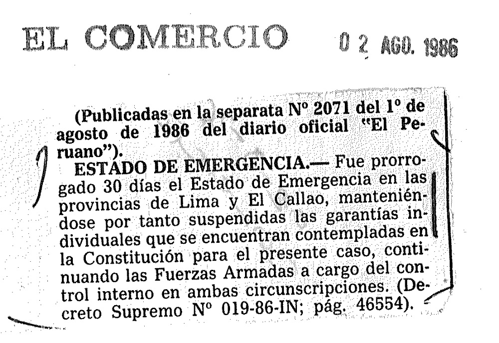 Prorrogan medidas de emergencia