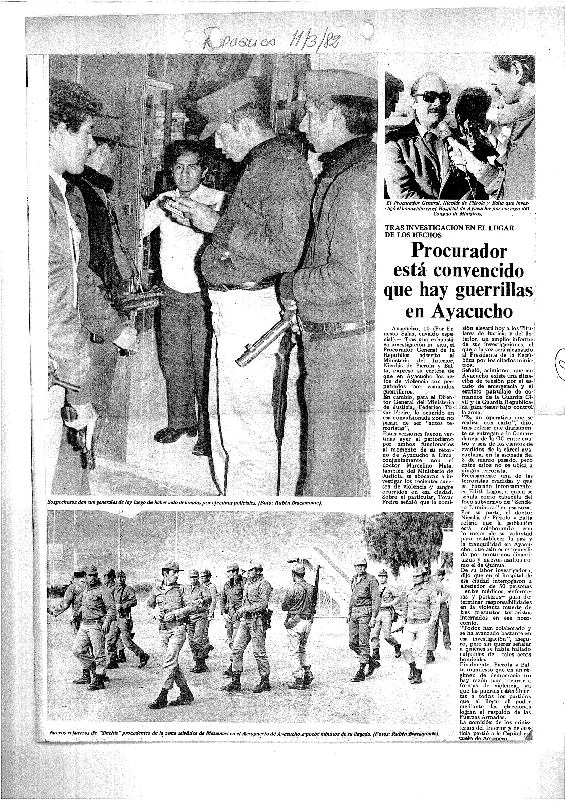 Guerrilleros atacarán en cualquier momento