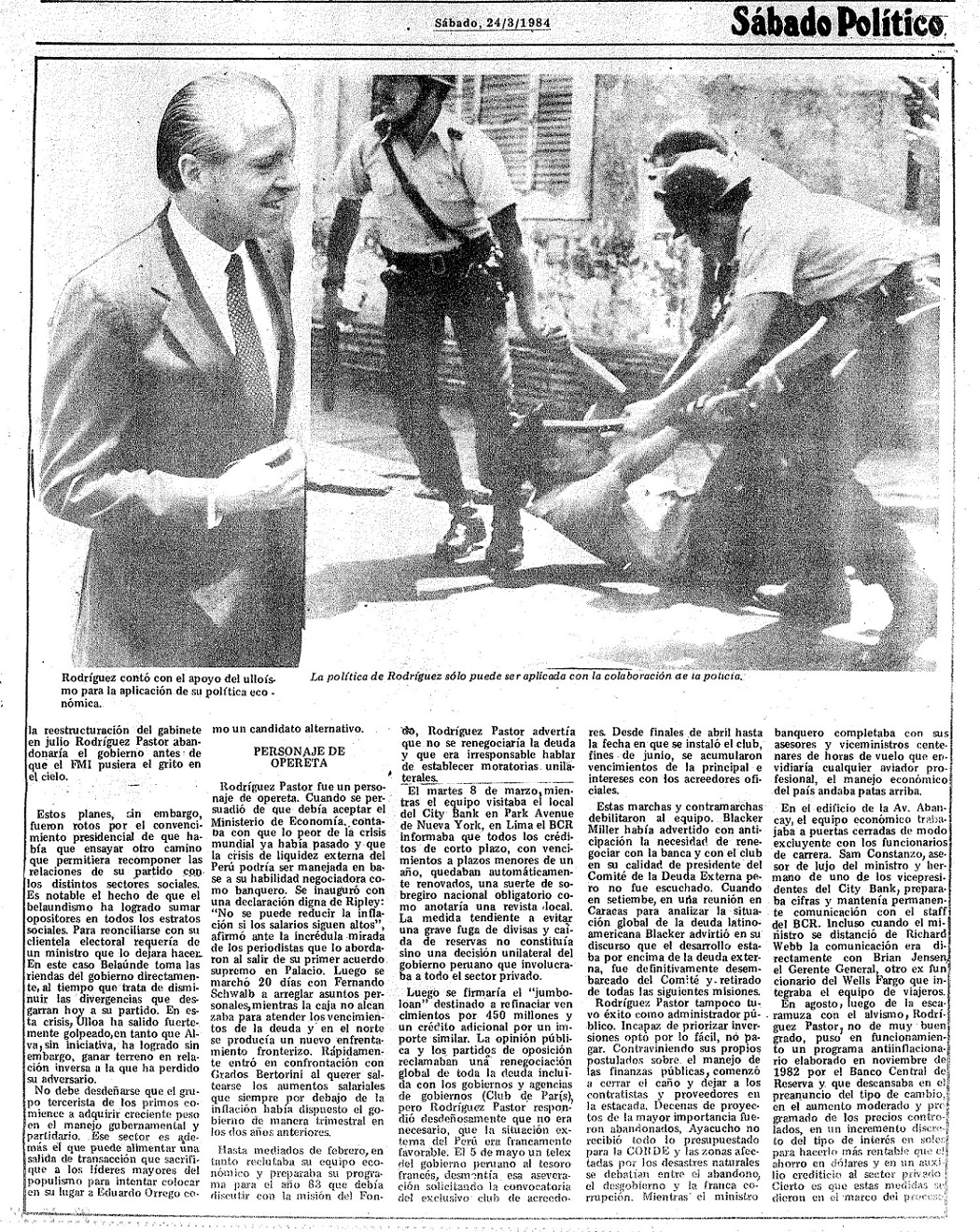 El gobierno puso la violencia. El pueblo, la protesta