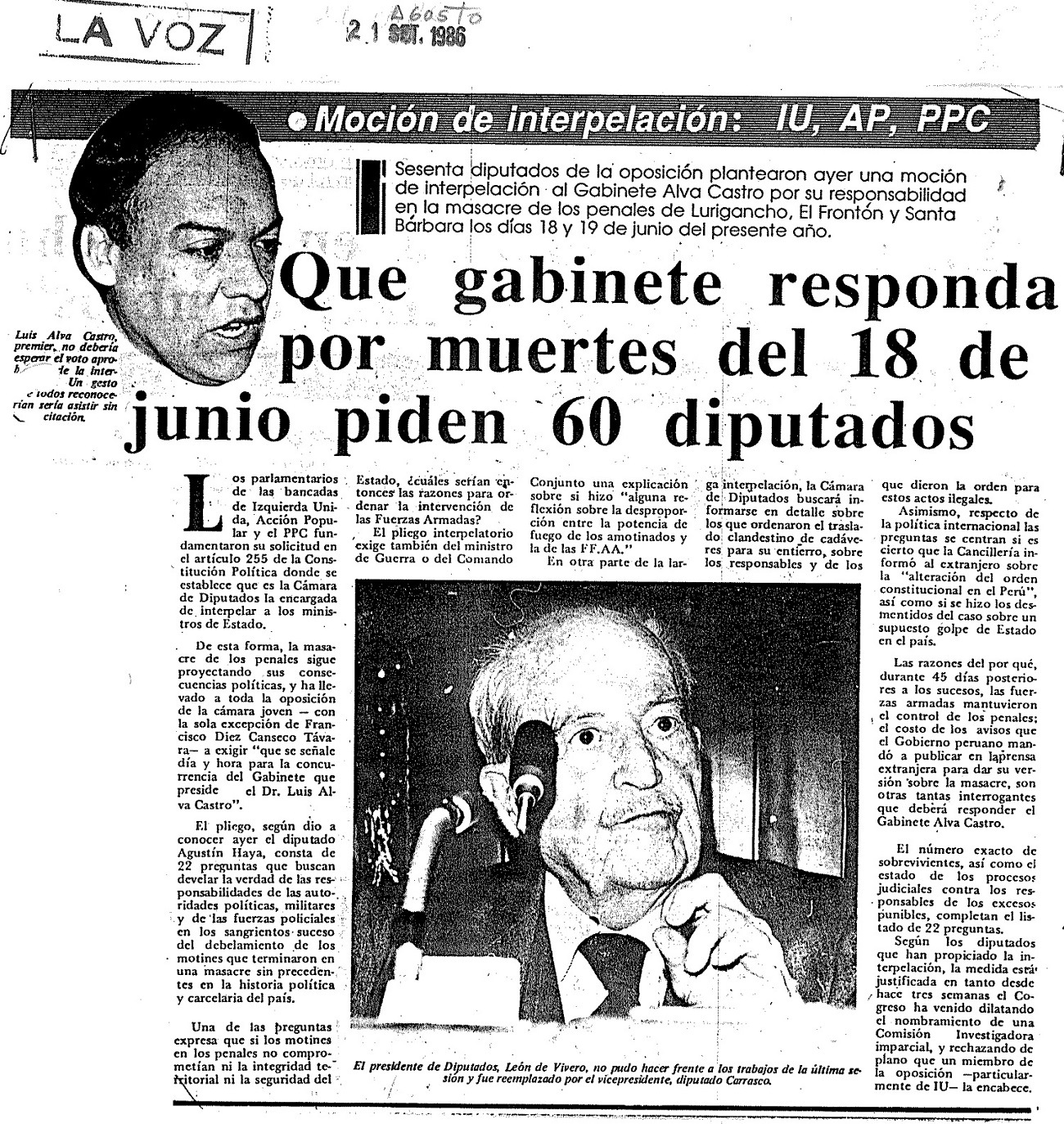 Que gabinete responda por muertes del 18 de junio piden 60 diputados