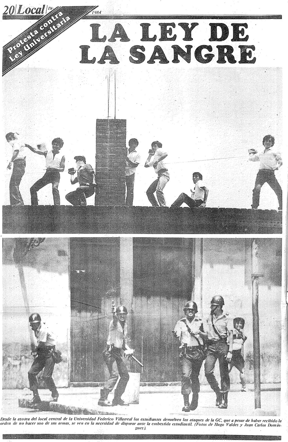 Violenta jornada de protesta estudiantil