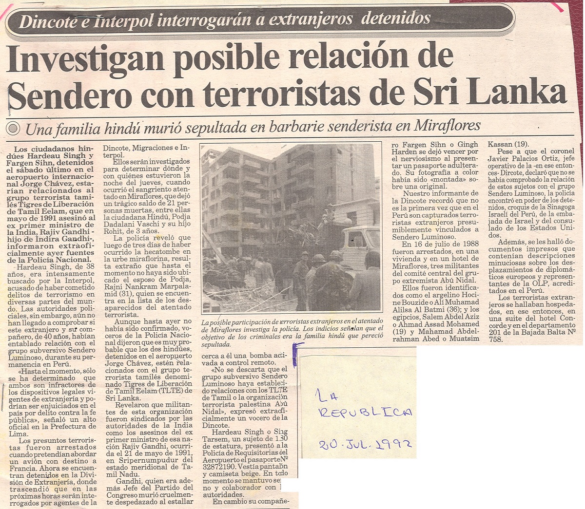 ¡Basta de violencia…queremos paz y vida!