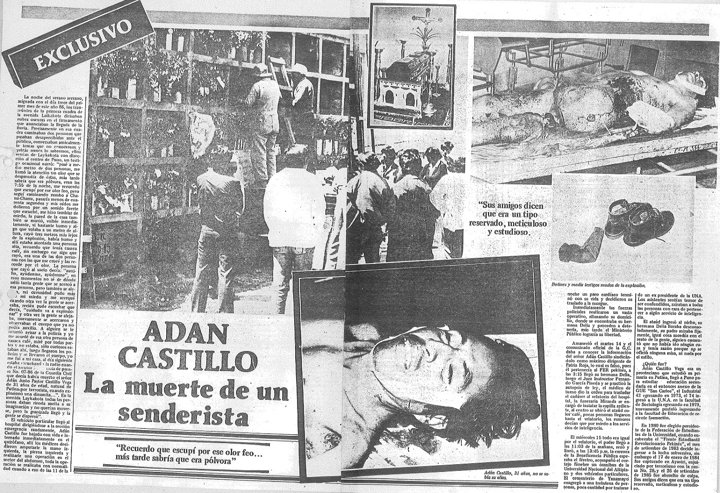 La muerte de un senderista