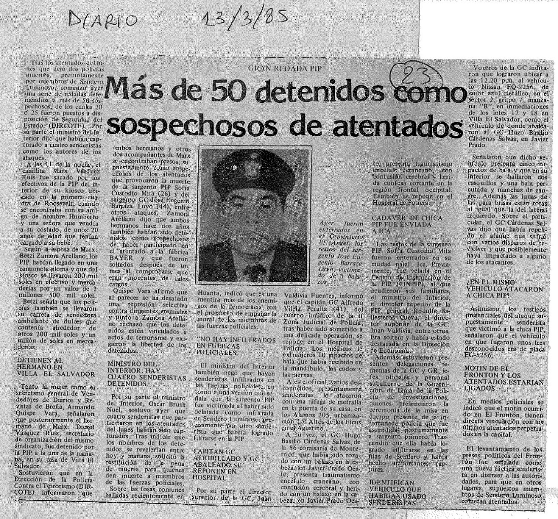 Más de 50 detenidos como sospechosos de atentados