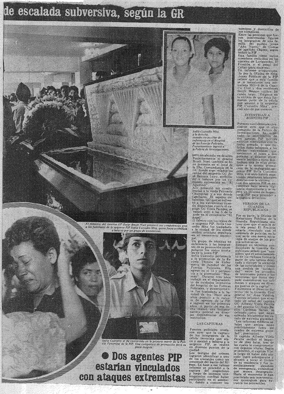 Caen asesinos de chica PIP