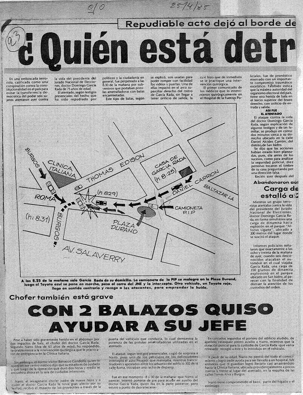 ¿Quién está detrás del atentado?