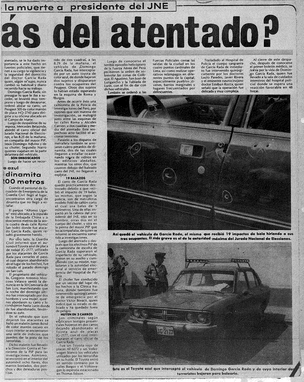 ¿Quién está detrás del atentado?