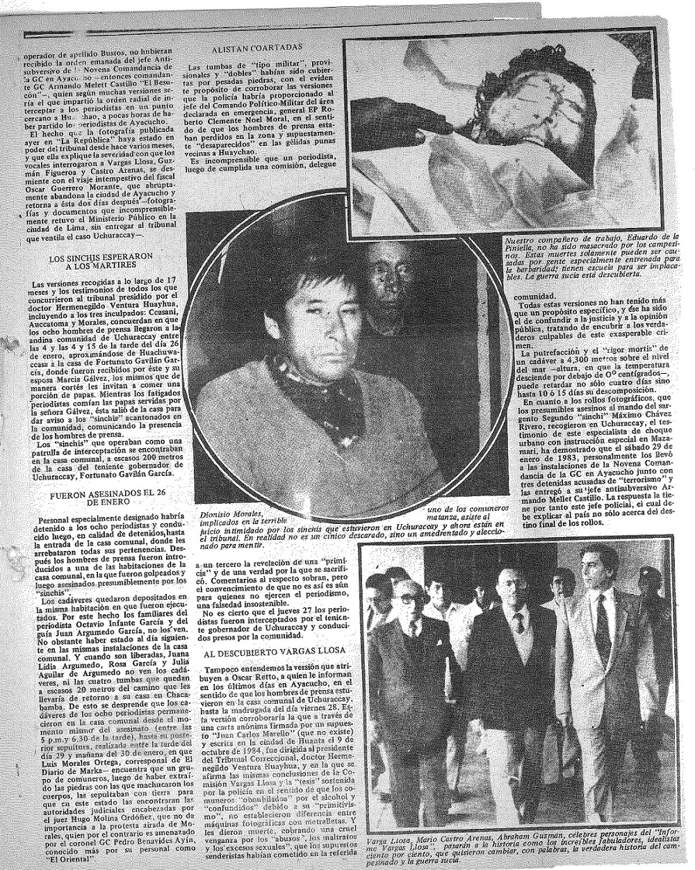 La masacre fue el 26 de enero de 1983