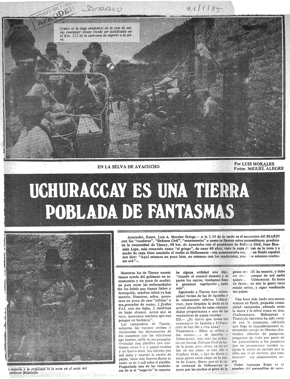 Uchuraccay es una tierra poblada de fantasmas