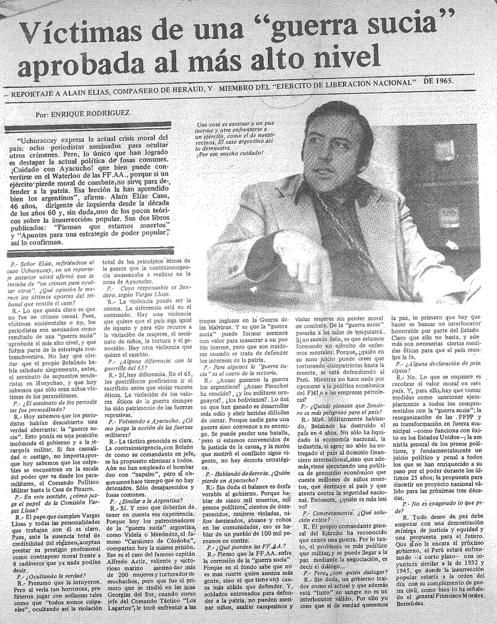 Uchuraccay: 2 años después