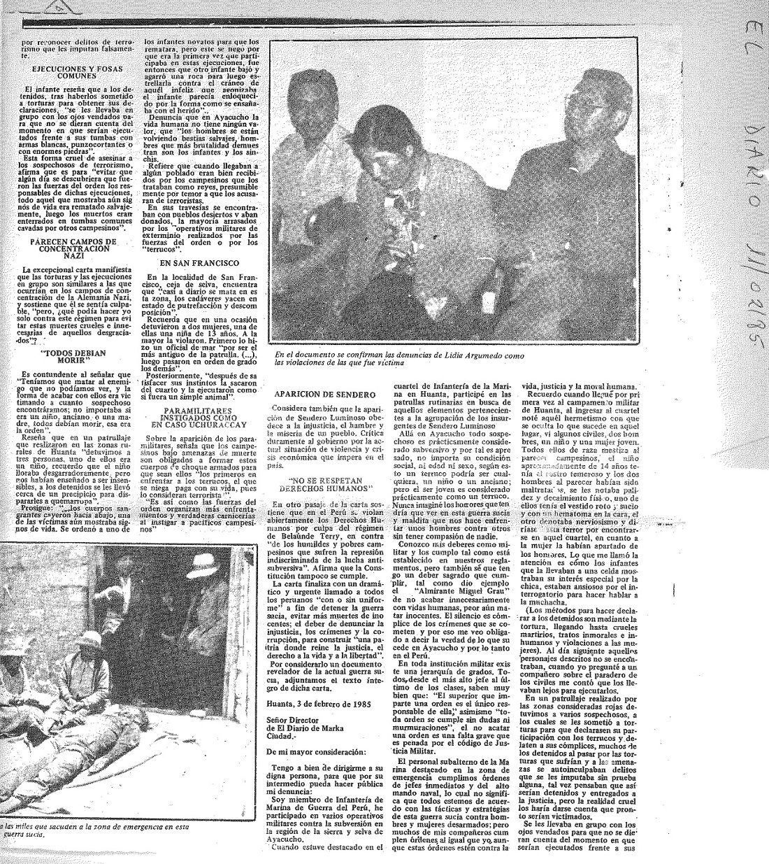 La orden es matar, matar y matar