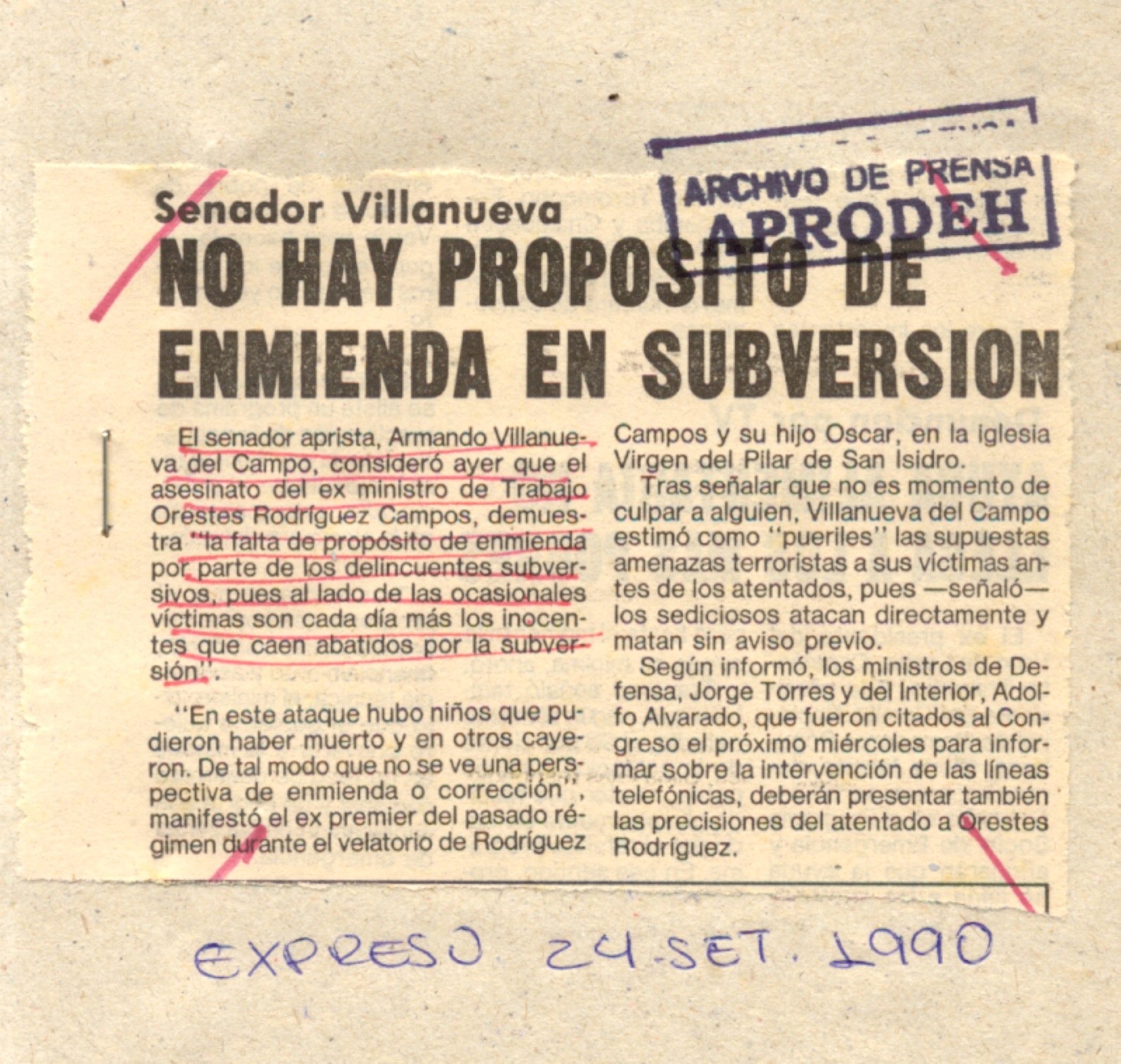 No hay propósito de enmienda en subversión