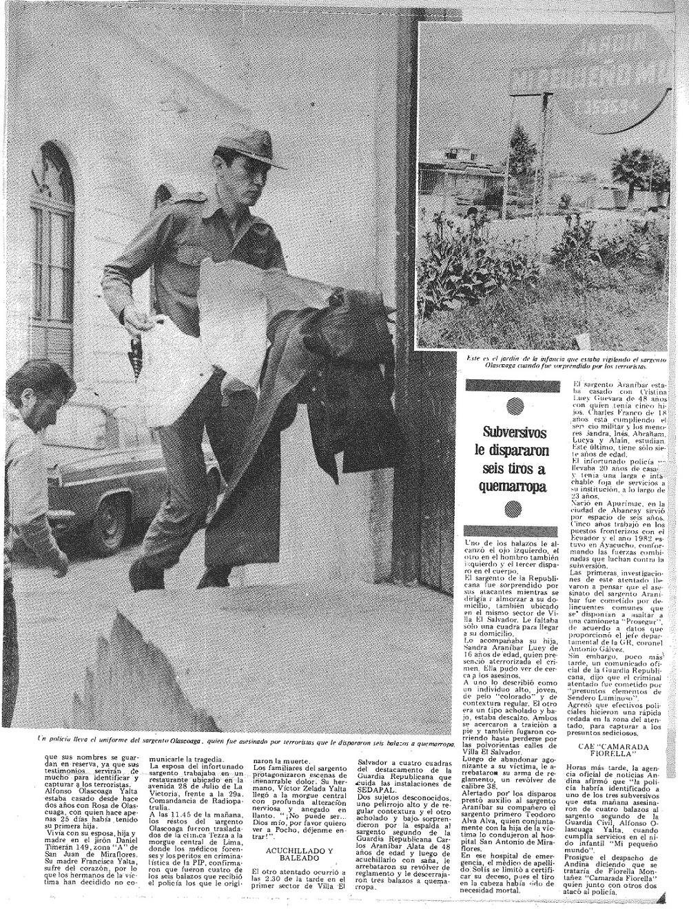 Asesinan a dos sargentos a balazos