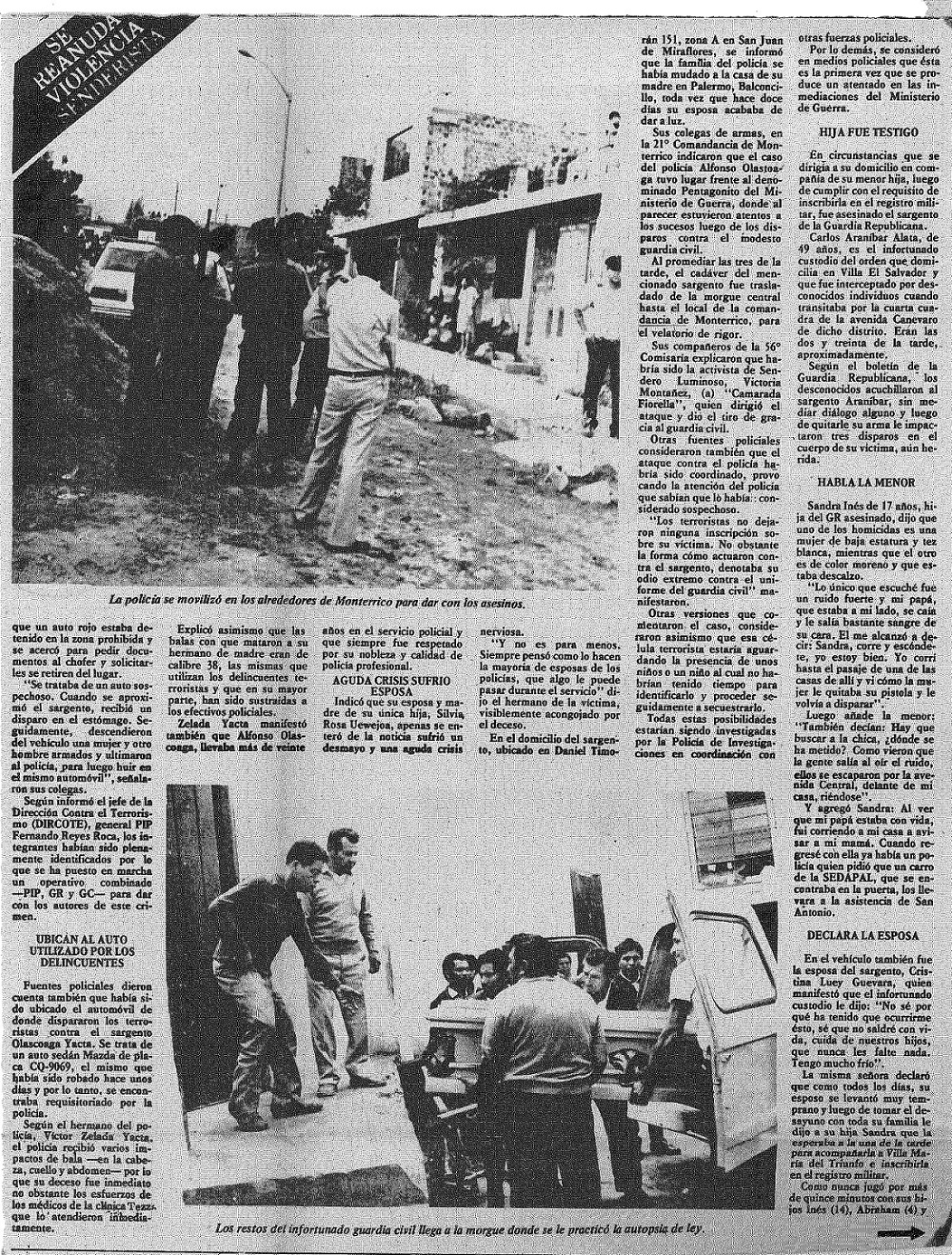 Nuevos atentados terroristas dejaron dos policías muertos