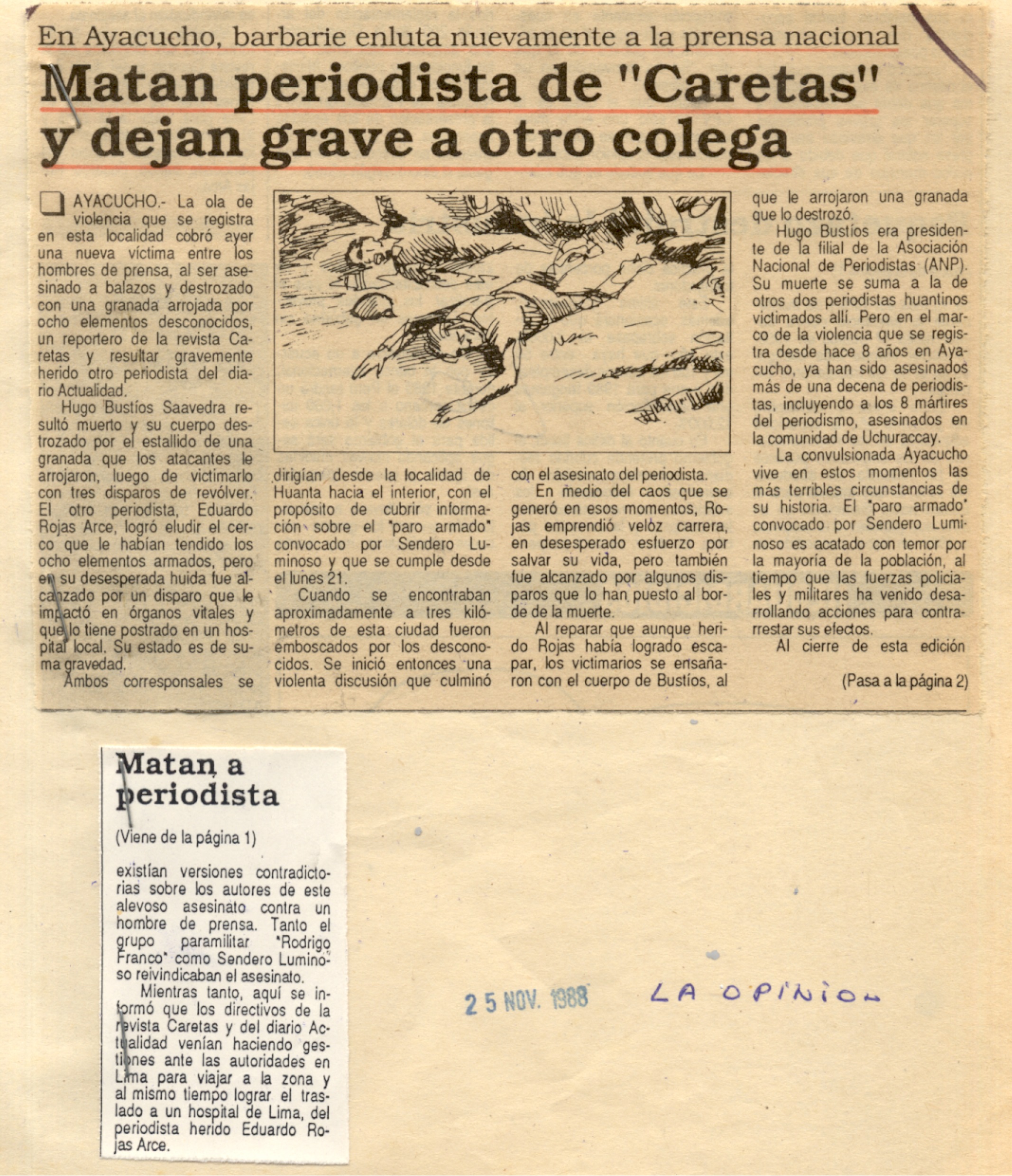 25 NOVIEMBRE RAPIDA INVESTIGACION EXIGE ENRIQUE ZILERI