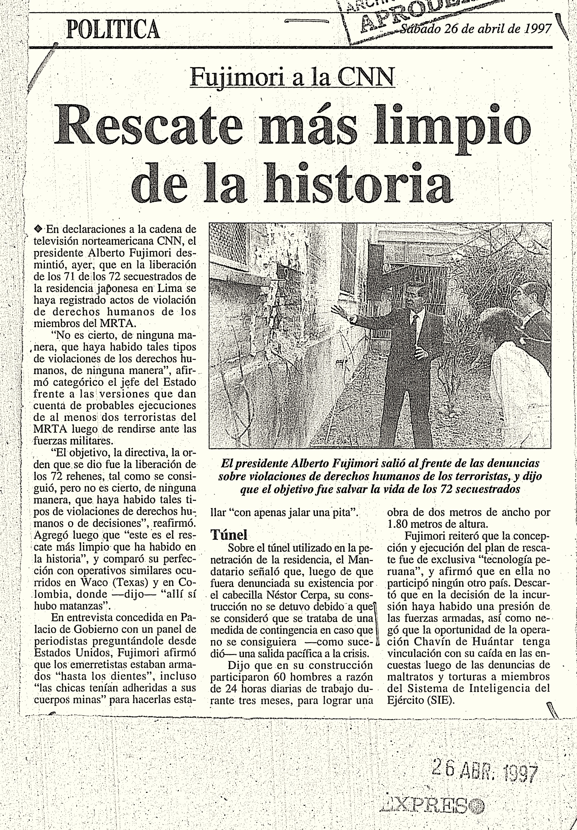 26 ABRIL RESCATE MÁS LIMPIO DE LA HISTORIA