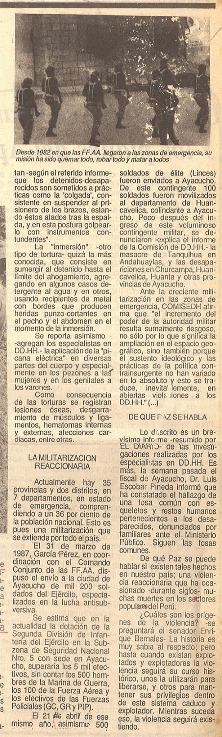 Origen de clase de la violencia reaccionaria